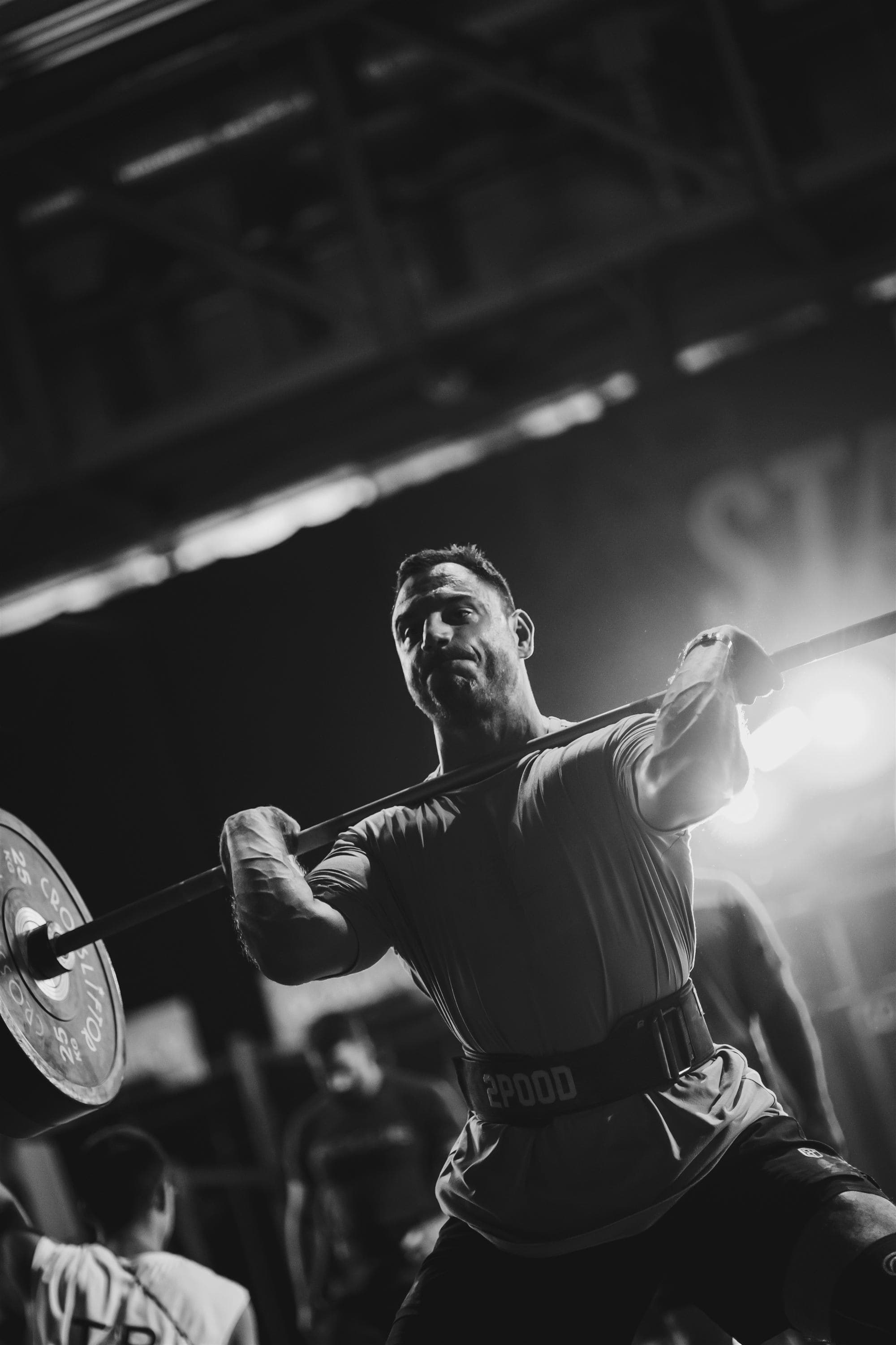 Roman Mathys during a barbell event